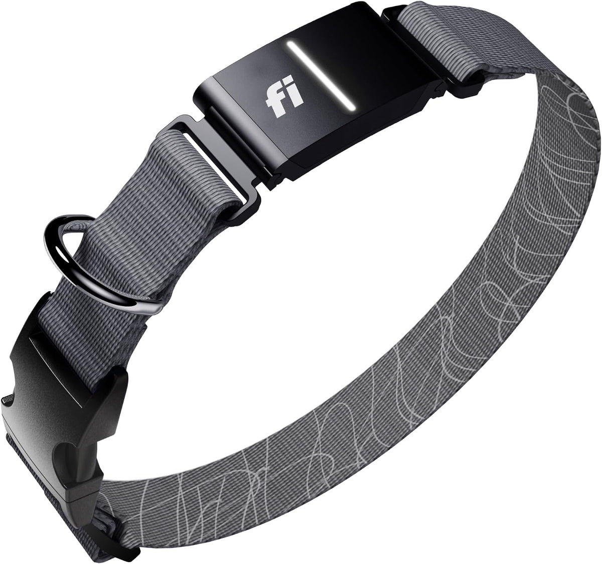 Fi Series 3+ GPS Dog Collar & Tracker, Membership Required - Gray / Large