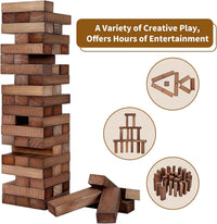 ApudArmis 60 Pcs Tumble Tower - Brown / M-Stack to 3.2 FT - image 4