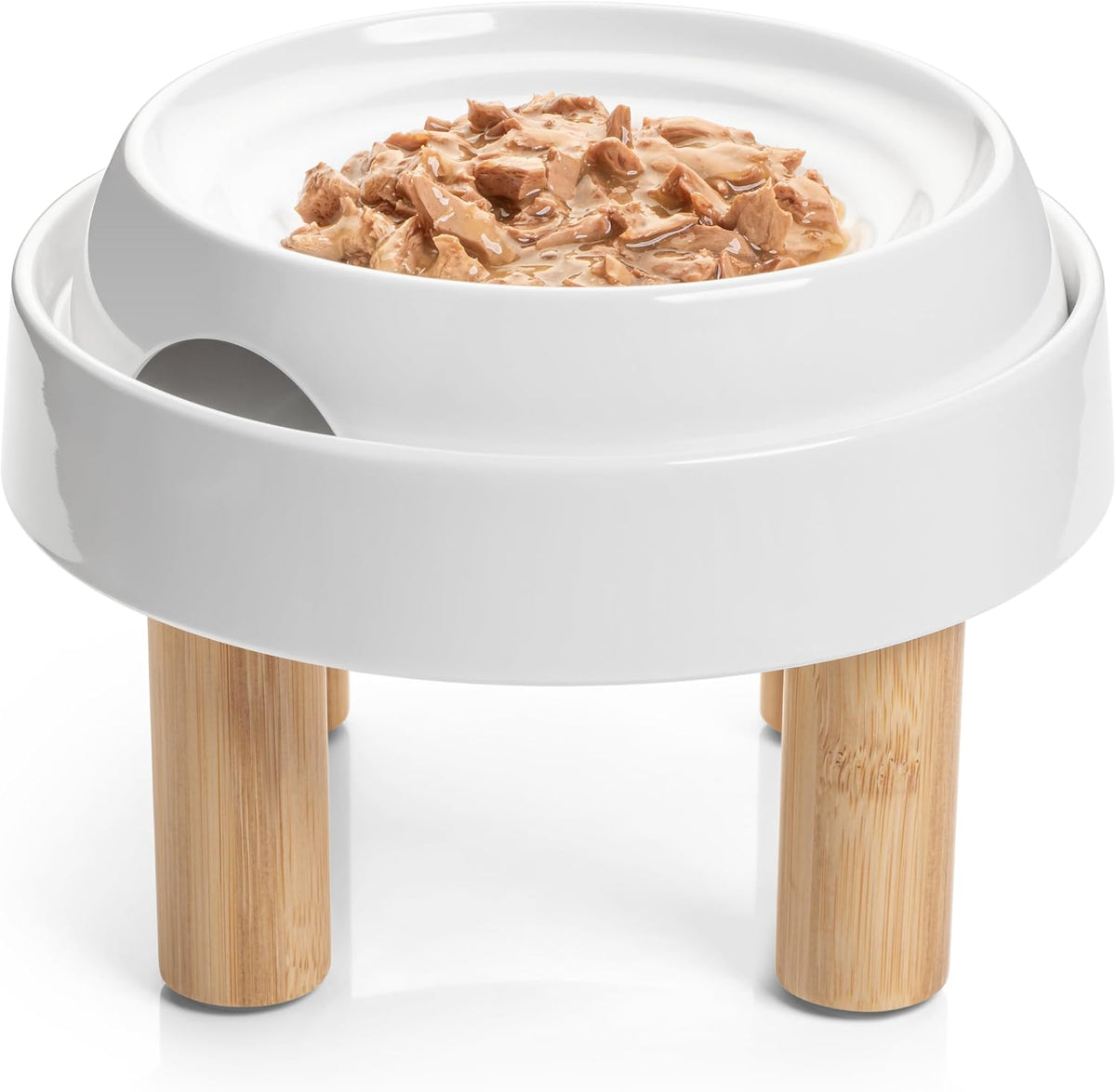 CatGuru Food Table for Cat Bowls - High / Marshmallow - image 4