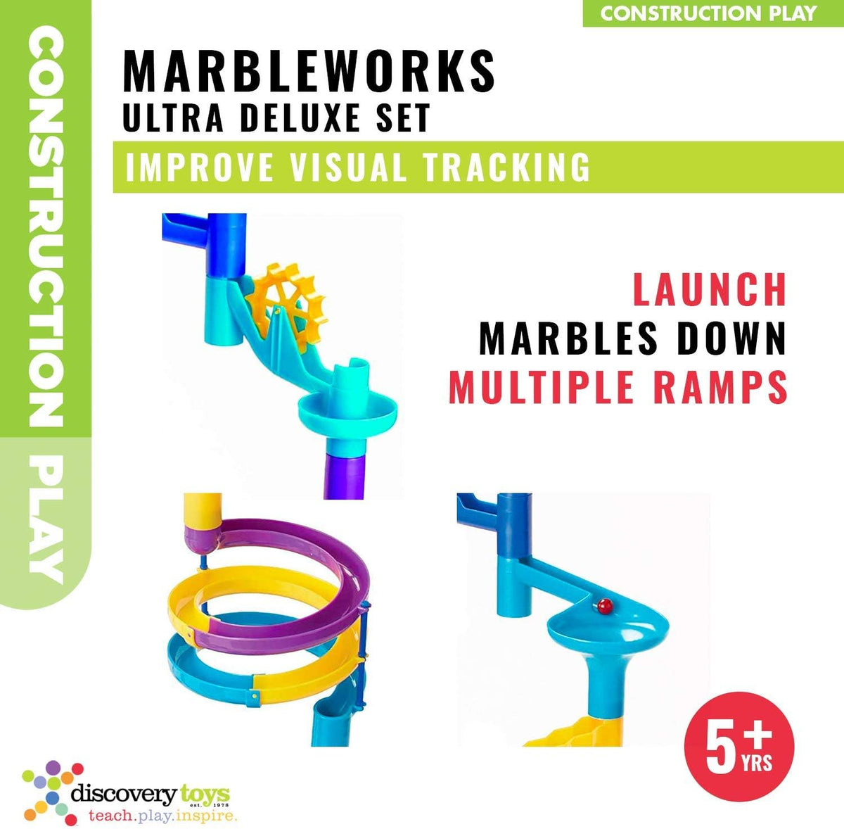 Discovery Toys MARBLEWORKS Marble Run Starter - Ultra Deluxe Set - image 4