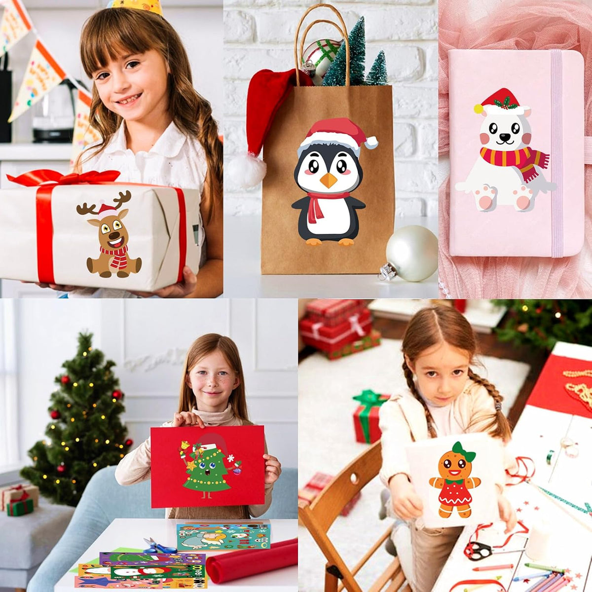 64 Sheets Halloween Stickers for Kids - Christmas DIY Style - image 4