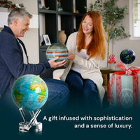 MOVA Self Rotating Globe, Ocean Blue Relief Classic – Fun for Kids & Family - Signature (6") - image 3