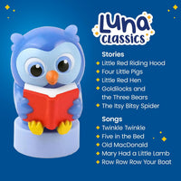 Kids Pink Book Projector, 5 Read Aloud Fairytale Stories - Pink Projector & Owl - image 4