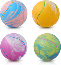 SCHITEC Dog Squeaky Toy Balls, Puppy Tennis Balls for Fetch Play - For Small/Medium Dogs / Tennis Ball