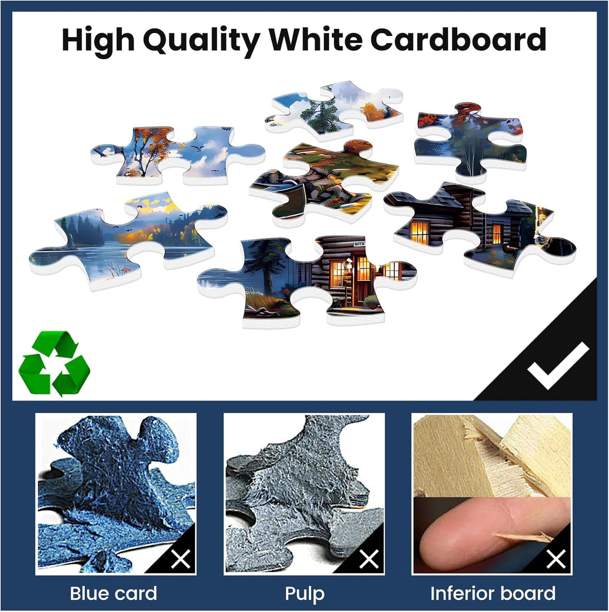 Jigsaw Puzzles for Adults 500 Pieces - Coutryside - image 3