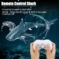 GearRoot remote control crocodile boat toy with glowing eyes swimming in a pool - view 10