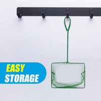 AQUANEAT 8 Inch Aquarium Fish Net - 8"L x 6"W x 10.5"H (Pack of 3)