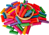 Sensory-N-Stuff rainbow colored elbow pasta sensory bin filler - view 2