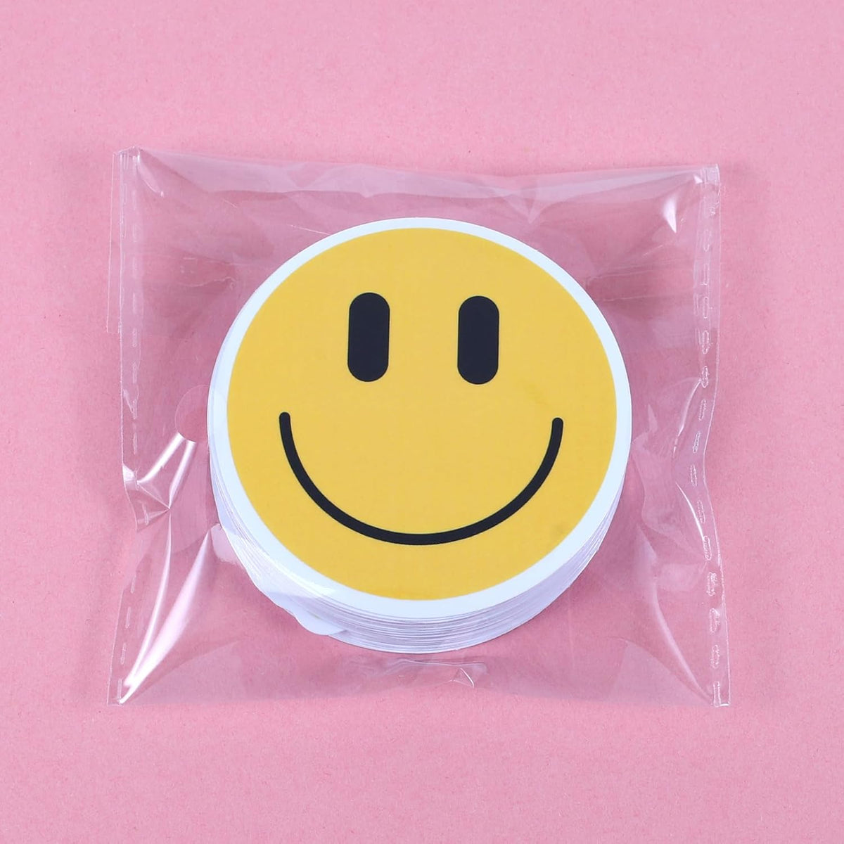 50PCS Smile Face Stickers Cute Water Bottle Stickers for Kids – Fun for Kids & Family - 50pcs Smile Stickers - image 2