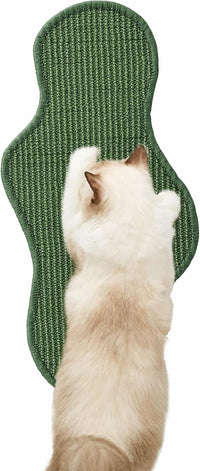 Sisal Cat Scratcher Mat with Sticky Tapes - Green / 23.6" x 11.8" (1-Pack)