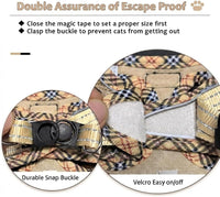 Escape Proof Cat Harness and Leash, Adjustable Vest - Beige / S - image 2
