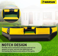 WARSUN 15 ft inflatable gaga ball pit with notched entry and built-in blower - view 13