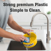 Dog Crate Water Bowl No Spill - Yellow - image 3