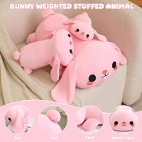 TOYSYM Weighted Stuffed Animals - Bunny / Small - image 4