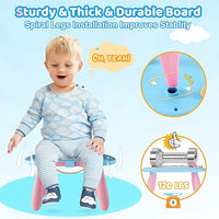 Kikidex Toddlers Toys Age 1-3, Magnetic Drawing Board, Toddler Girl Toys for 1-2 Year Old, Doodle Board Pad Learning and Educational Toys for 1 2 3 Year Old Baby Kids Birthday Gift (Mint Blue)
