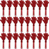 24 royal blue plastic hand clapper noisemakers, 7.5 inches long - view 7