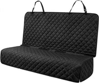 Waterproof Scratchproof Pet Bench Seat Covers for Cars, SUVs – Essentials for Dogs - black / Medium-52"W