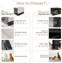 Explore Land Breathable Dog Crate Cover - 36"L x 23"W x 25"H / Dog Print - image 3