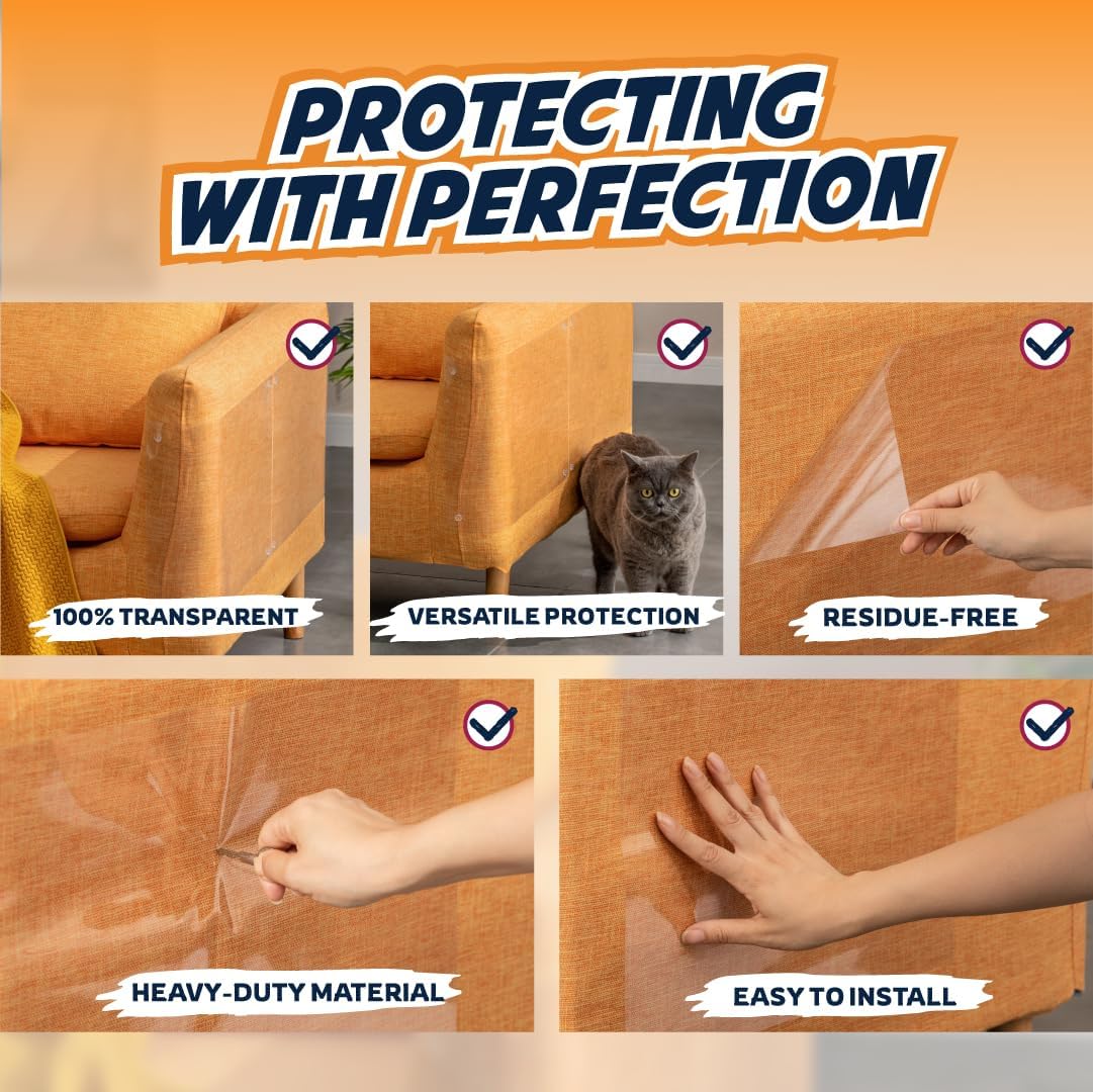 Panther Armor Cat Furniture Protector - Matte (1-Side Furniture Protector) / 10 Sheets - image 4