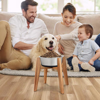 Raised Wooden Dog Bowl Stand for Large Dogs, Fits 9 Inch Bowls – Essentials for Dogs - Large - 1 Pack - image 2