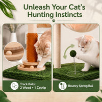 Marchul Sisal Cat Scratching Post with Hammock for Small Medium Cat - image 2