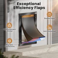 All Aluminum Dog Door for Exterior Door, Large Doggy Door - Small - image 2