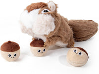 Hollypet Squeaky Hide and Seek Dog Toys for Small and Medium Dogs - Pine Cone