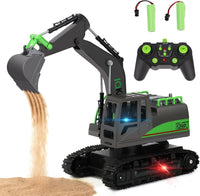 IQKidz Remote Control Excavator Toys for Boys 4-7 Yrs Old - Remote Control Excavator