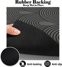 Dog Food Mats for Floors Absorbent, Pet Cat Food Mat - XL(24"×32") / 01-Dark Grey - image 4