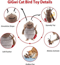 GiGwi Interactive Cat Toys Squeaky - Cricket - image 3