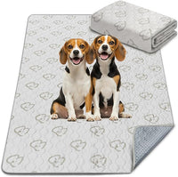 FXW Washable Pee Pads for Dogs, Puppy Pads with Super Absorbent, Specifically Designed for FXW Rollick/Homeplus 32/40/45inch 6 Panels Dog Playpen, 71" × 43" Rectangle, Khaki, 1 Pack