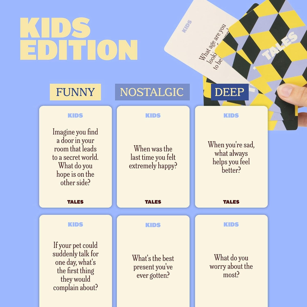 TALES 150 Conversation Cards, Create Meaningful Connections - Kids Edition - image 4