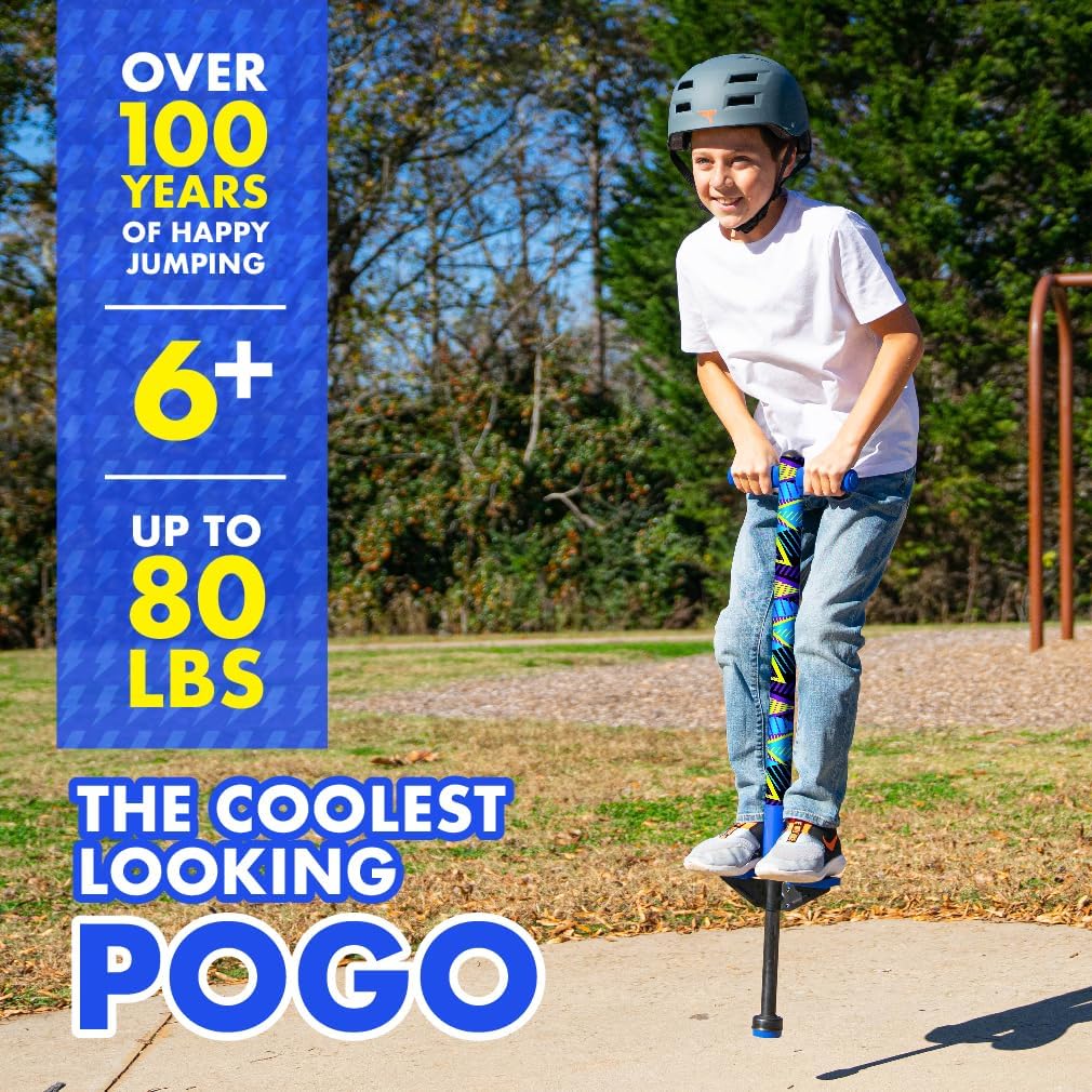Flybar Jolt Pogo Stick for Kids - Geo - image 2