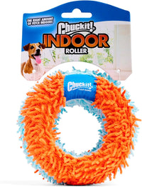 Chuckit! Indoor Fetch Ball Dog Toy, Orange and Blue - Orange & Blue Squirrel / 4.7 inches (12 Pack)