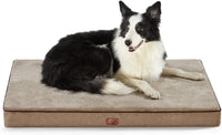 Bedsure Memory Foam Dog Beds Large Sized Dog - 35"L x 22"W x 3"Th / Khaki