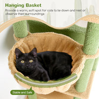 Globlazer Extra Tall Cat Tree Tower for Indoor Cats, F76 - Cactus / 76 inch - image 4