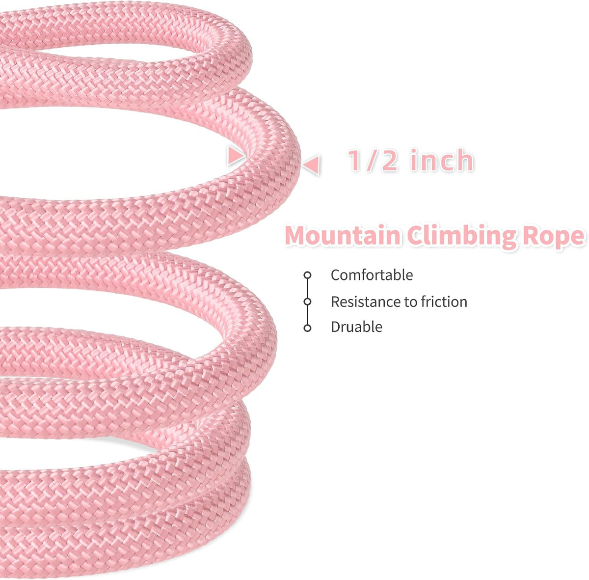Mile High Life Dog Leash, with Padded Handle - Pink / 4 Feet - image 4