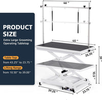 Flying Pig Heavy Duty Super-Low Electric Lift Dog Grooming Table – Essentials for Dogs - image 2