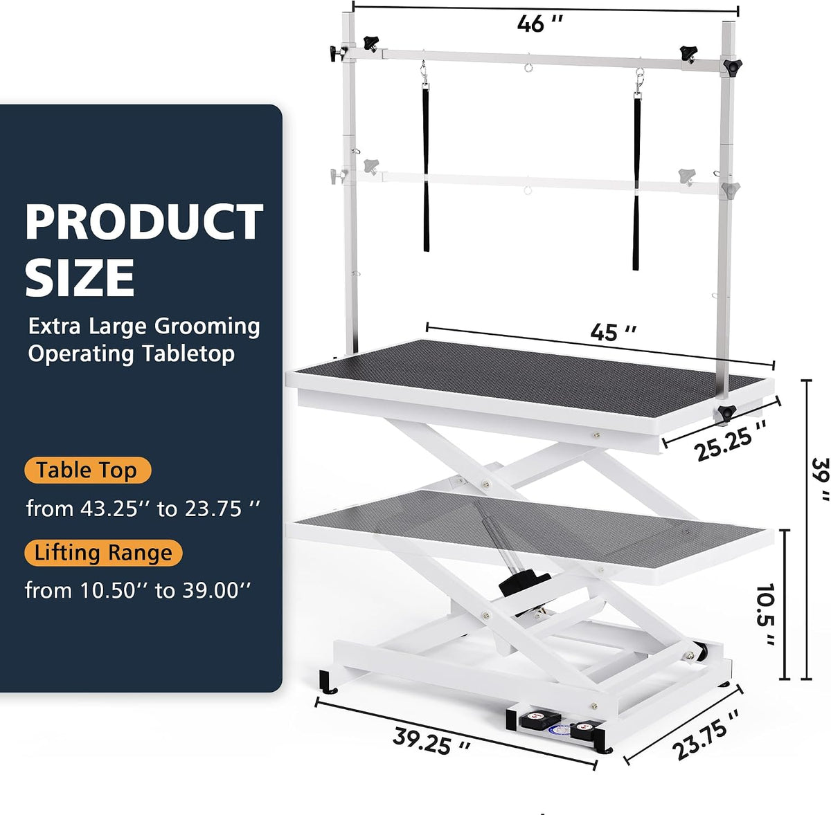 Flying Pig Heavy Duty Super-Low Electric Lift Dog Grooming Table – Essentials for Dogs - image 2