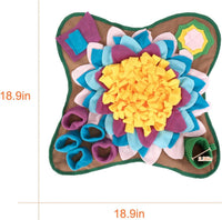 Snuffle Mat for Small Medium Dogs Nose Smell Training - Grey - image 2
