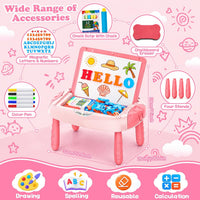 Cokzer Magnetic Drawing Board - Pink - image 4