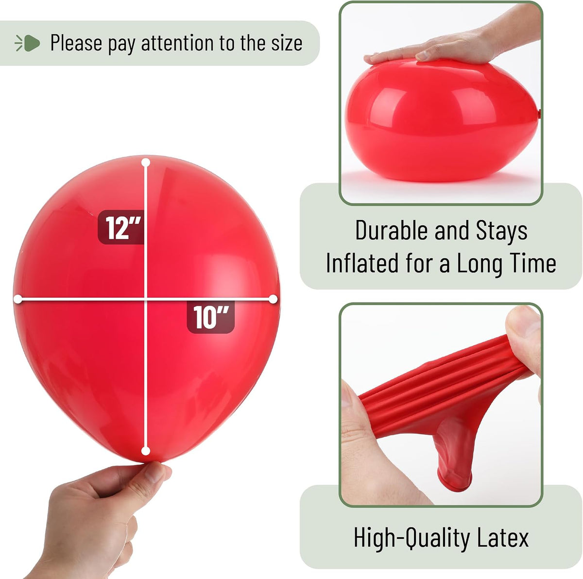 Mr. Pen, Balloons Assorted Colors - Red & Confetti / 54 Pack - image 3