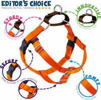 2 Hounds Design Freedom No Pull Dog Harness - Rust / LG (Chest 28" - 32") - image 4