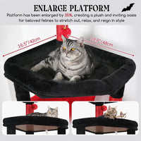 Globlazer 65in Sturdy Cat Tree Tower for Indoor Large Cats, S65 - 65inch / Red Black - image 2
