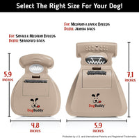 DogBuddy Pooper Scooper, Portable Dog Pooper Scooper - Large / Taupe - image 2