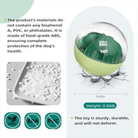 KADTC Extra-Large Dog Giggling Treat Dispenser Ball - Adjustable Food Dispensing Speed - Puppy Mind Game Puzzle Slow Feeder for Medium/Large/Extra Large Dogs Aggressive Chewers Breed