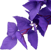 Silk Aquarium Plants, 12 Inch Artificial Silk Plants Decorations – Essentials for Fish - Purple / 2 Pack - image 4