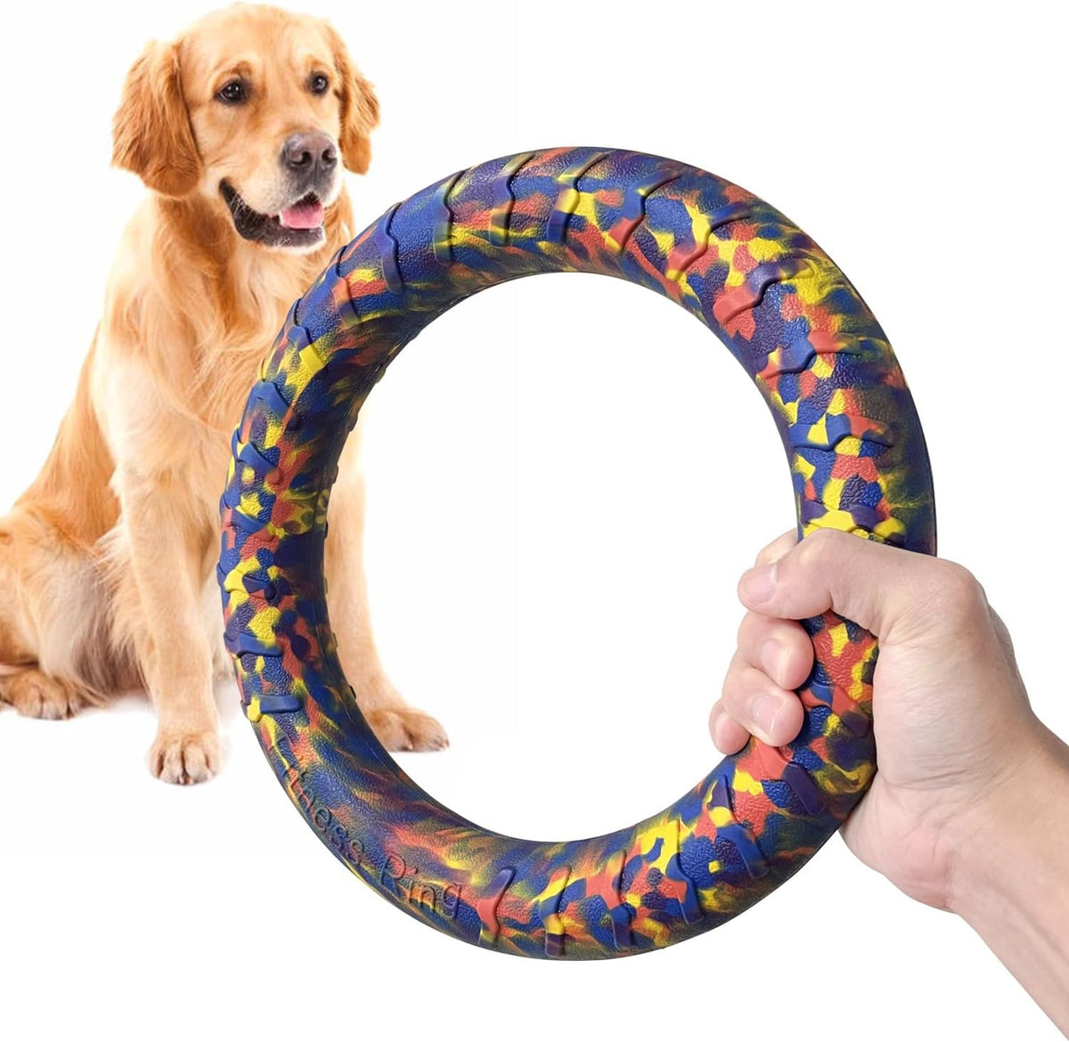 XL Large Indestructible Dog Toys - Medium/Large Size Multi-colored