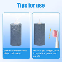 AQUANEAT Aquarium Air Stone 4x2 inch 2 Pack, Large Airstone - 4 inch 4pcs - image 4