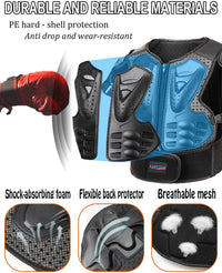 DBaoXiaoMu kids dirt bike gear armor vest suit with chest, back, knee and elbow protection - view 14